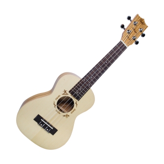 Englemann Spruce & Zebrawood Concert Ukulele - Designer Series