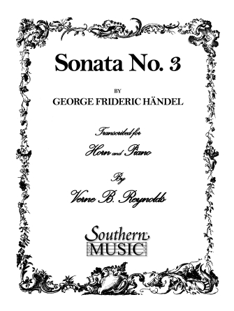 Product Cover for Sonata No. 3 Horn Southern Music Brass  by Hal Leonard