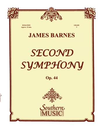 Product Cover for Second Symphony, Op. 44  Southern Music Band  by Hal Leonard