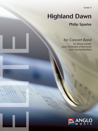Product Cover for Highland Dawn Elite Series Anglo Music Concert Band Hardcover by Hal Leonard