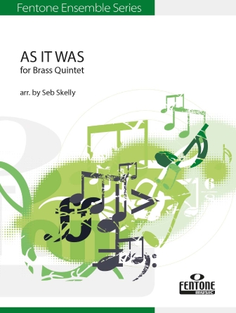 As It Was (for Brass Quintet) (arr. Seb Skelly) - Bb Bass B.C.