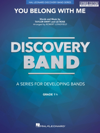 Product Cover for You Belong with Me Hybrid Edition Discovery Concert Band Softcover Media Online by Hal Leonard
