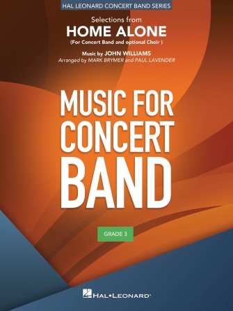 Product Cover for Selections from Home Alone (band with opt. Choir) Young Concert Band Softcover Media Online by Hal Leonard