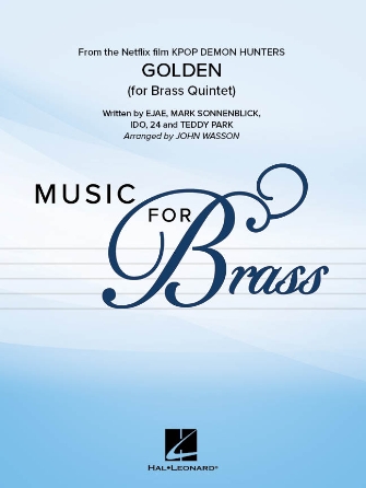 Product Cover for Golden Brass Quintet from KPop Demon Hunters BRASS QUINTET Softcover by Hal Leonard