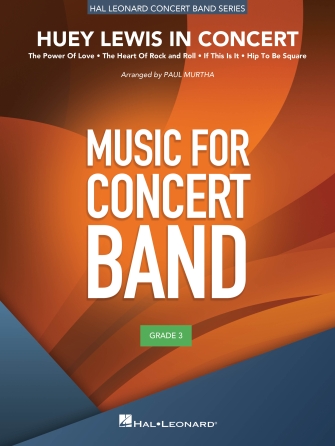 Product Cover for Huey Lewis In Concert  Young Concert Band Softcover by Hal Leonard