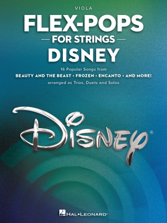 Product Cover for Flex-Pops for Strings - Disney Viola Flex-Pops for Strings Softcover by Hal Leonard