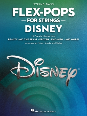 Product Cover for Flex-Pops for Strings - Disney String Bass Flex-Pops for Strings Softcover by Hal Leonard
