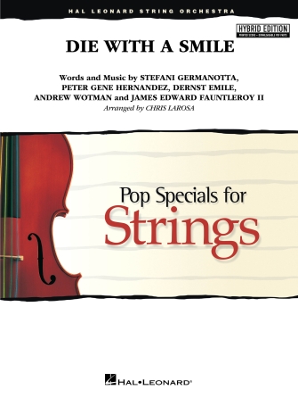 Product Cover for Die with a Smile Hybrid Edition Pop Specials for Strings Softcover Media Online by Hal Leonard