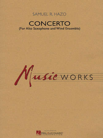 Concerto For Alto Saxophone And Wind Ensemble (Sheet Music
