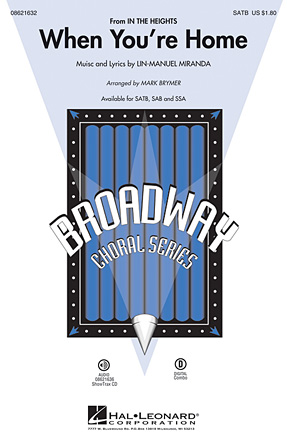 Product Cover for When You're Home (from In the Heights) Broadway Choral  by Hal Leonard