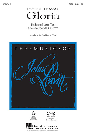 Gloria : SATB : John Leavitt : John Leavitt : Sheet Music : 08703419 : 884088632403