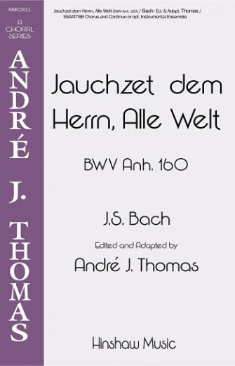 Product Cover for Jauchzet Dem Herrn, Alle Welt  Hinshaw Concert Octavo by Hal Leonard