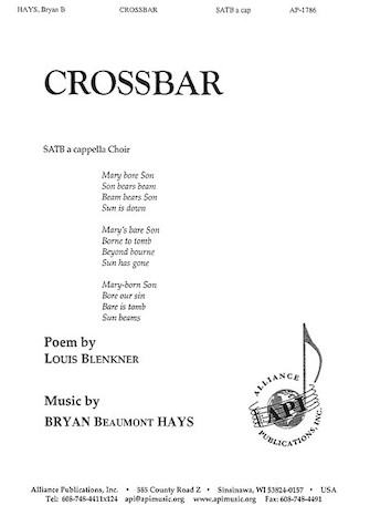Product Cover for Crossbar  Alliance Series Softcover by Hal Leonard