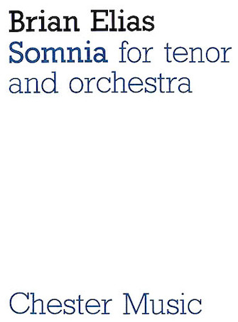 Product Cover for Somnia for Tenor and OrchestraScore Music Sales America  by Hal Leonard