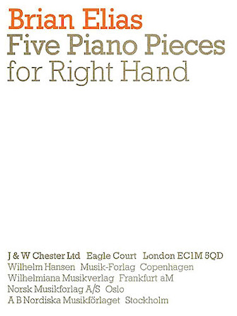 Product Cover for Five Piano Pieces for Right Hand  Music Sales America  by Hal Leonard