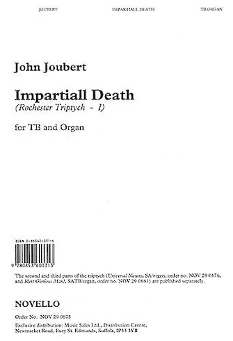 Product Cover for Impartial Death Rochester Triptych I Music Sales America  by Hal Leonard