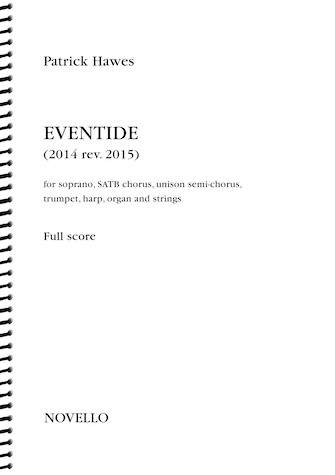 Product Cover for Eventide for Soprano, SATB Chorus, Unison Semi-Chorus, Trumpet, Harp, Organ, Strings (Full Score) Music Sales America Softcover by Hal Leonard