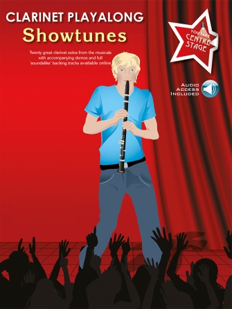 Product Cover for You Take Centre Stage Clarinet Playalong Showtunes  Instrumental Folio General Merchandise by Hal Leonard