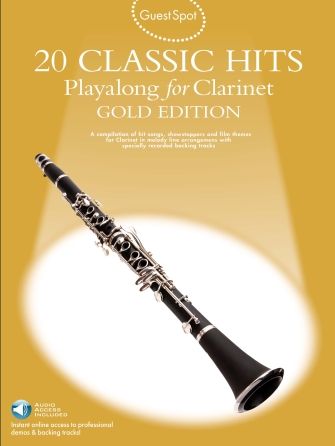 Product Cover for Guest Spot: 20 Classic Hits for Clarinet  Instrumental Folio Softcover Audio Online by Hal Leonard