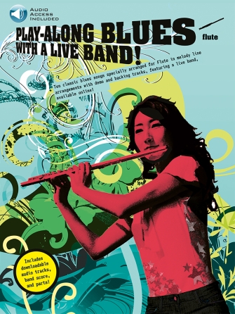 Product Cover for Play-along Blues With A Live Band  Instrumental Folio General Merchandise by Hal Leonard