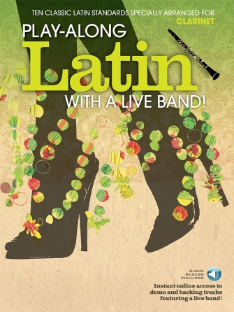 Product Cover for Play-along Latin With A Live Band  Instrumental Folio General Merchandise by Hal Leonard