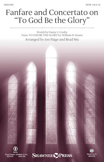 Product Cover for Fanfare and Concertato on “To God Be the Glory”  Choral Octavo by Hal Leonard