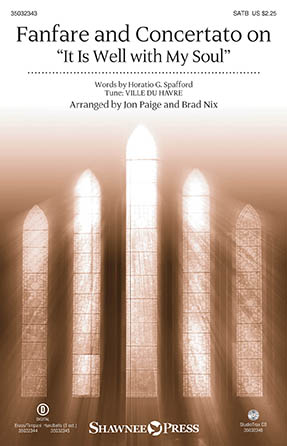 Product Cover for Fanfare and Concertato on “It Is Well with My Soul”  Choral Octavo by Hal Leonard