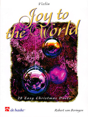 Product Cover for Joy to the World 28 Easy Christmas DuetsViolin De Haske Play-Along Book  by Hal Leonard