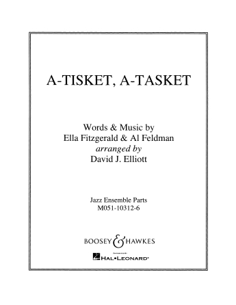 A-Tisket, A-Tasket (arr. David J. Elliott) - Piano