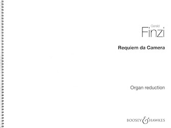 Product Cover for Requiem da Camera Organ Reduction Boosey & Hawkes Choral Softcover by Hal Leonard