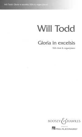 Product Cover for Gloria in Excelsis SSA choir & organ/piano Boosey & Hawkes Choral  by Hal Leonard