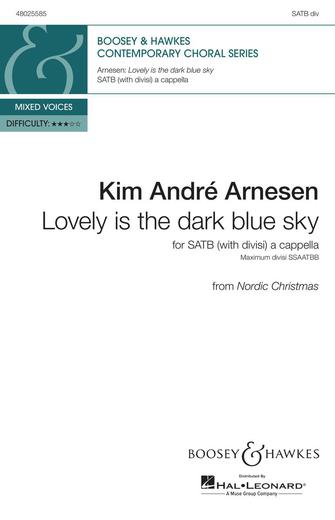 Cover for Lovely Is The Dark Blue Sky (from Nordic Christmas) : Boosey & Hawkes Sacred Choral by Hal Leonard