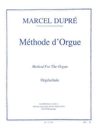 Product Cover for Méthode d'Orgue [Method for the Organ] Leduc Softcover by Hal Leonard