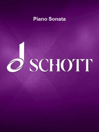Product Cover for Piano Sonata  Schott  by Hal Leonard