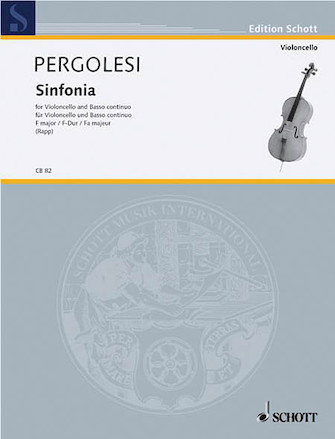 Product Cover for Sinfonia F Major Cello and Piano Schott  by Hal Leonard