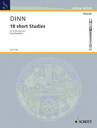 Product Cover for 18 Short Studies Treble Recorder Schott  by Hal Leonard
