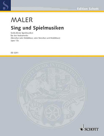 Product Cover for Spielmusiken Op. 13a 3 Inst  Schott  by Hal Leonard