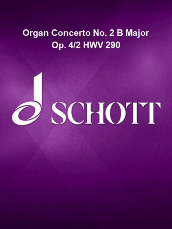 Product Cover for Organ Concerto 2 Op. 4, No. 2 B flat Major Cello/Double Bass Part Schott  by Hal Leonard