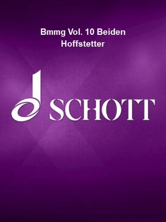 Product Cover for Bmmg Vol. 10 Beiden Hoffstetter  Schott  by Hal Leonard