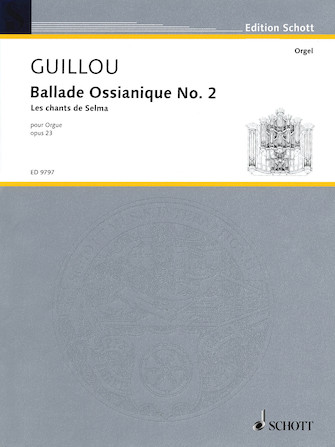 Product Cover for Ballade Ossianique No. 2, Op. 23 “Les chants de Selma” (1971) Schott  by Hal Leonard