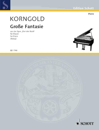 Product Cover for Great Fantasy from “Die tote Stadt”, Op. 12 for Piano Schott  by Hal Leonard