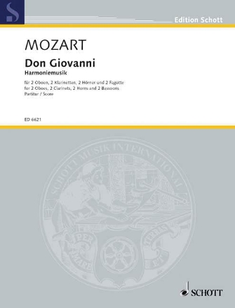 Don Giovanni, Wind Octet, Score/ Don Giovanni, Wind Octet, Score/