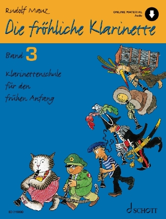 Product Cover for Die Frohliche Klarinette Band 3  Woodwind Method Softcover Audio Online by Hal Leonard