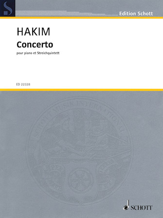 Product Cover for Concerto for Piano and String Quintet Set of Score and Parts String Ensemble Softcover by Hal Leonard