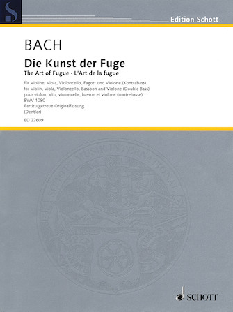 The Art of Fugue BWV 1080 The Art of Fugue BWV 1080