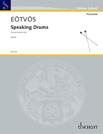 Cover for Speaking Drums : Percussion by Hal Leonard
