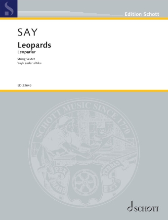 Product Cover for Leopards String Sextet Op. 103 Score and Parts String Ensemble Softcover by Hal Leonard