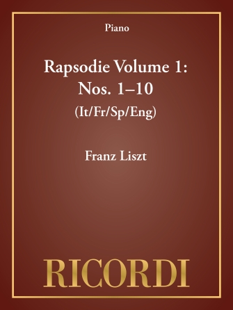 Product Cover for Rapsodie Volume 1: Nos. 1–10 (It/Fr/Sp/Eng) Piano Solo Piano Collection  by Hal Leonard
