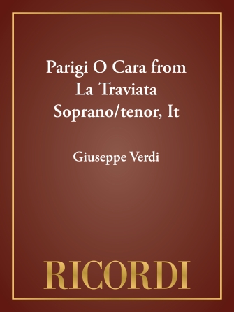 Parigi O Cara from La Traviata Soprano/tenor, It