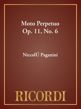 Product Cover for Moto Perpetuo Op. 11, No. 6 Violin and Piano String Solo  by Hal Leonard